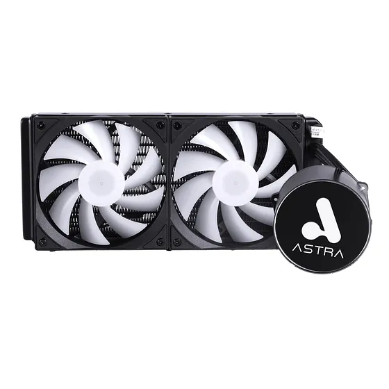 [061677] [ASXH240B] Astra - Refrigeración Líquida para CPU Intel/AMD ARGB 240mm 2xFan 71.5CFM [Negro]