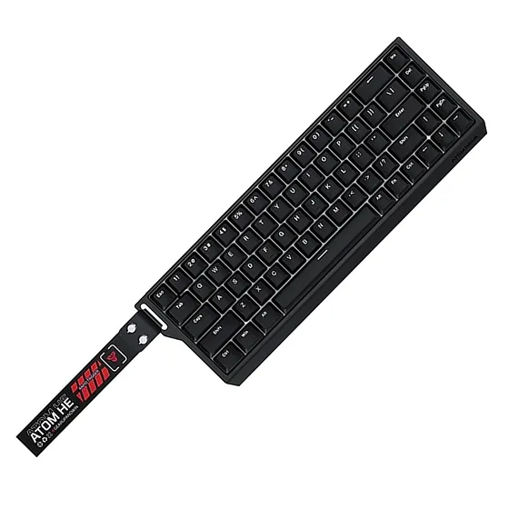 [061681] [MK811-BK(EMD)] Fantech - Teclado Atom HE68 Cableado SW Esmeralda [Negro]