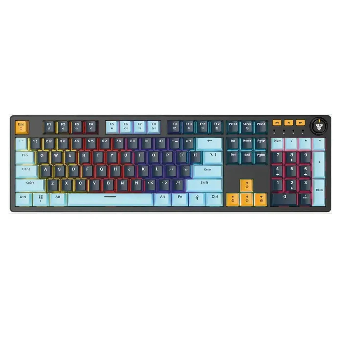 [061683] [MK893S-BLNV(RS)] Fantech - Teclado Atom107S Cableado SW Rosie [Mizu Sky]