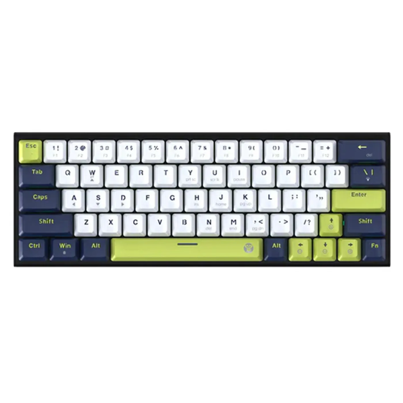 [061686] [MK874V2-WHBL(RS)] Fantech - Teclado Atom63 Cableado SW Rosie [Mori Blanco]