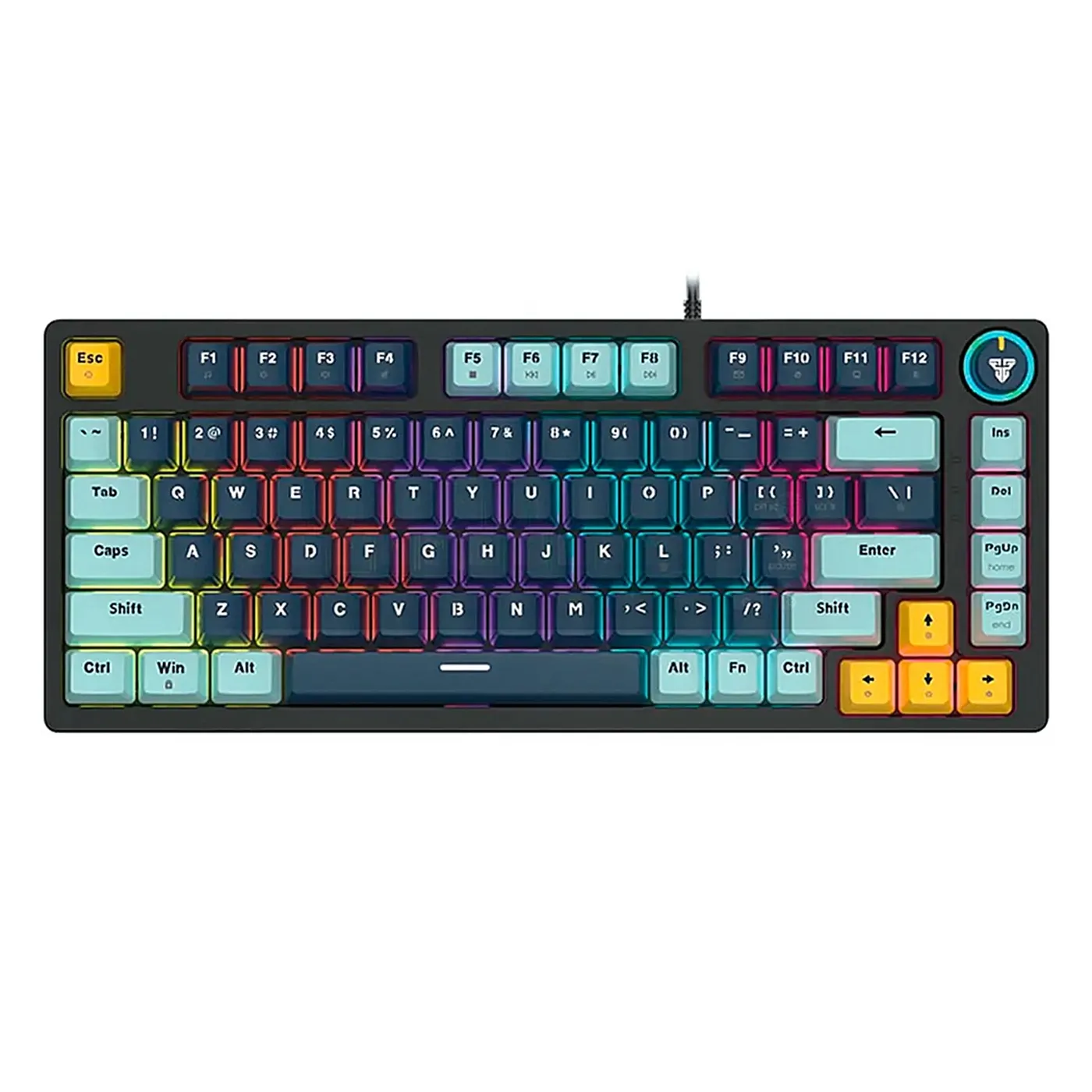 [061689] [MK875V2-MIZU-NVBL(TR)] Fantech - Teclado Atom81 Cableado SW Taro [Azul Navy]