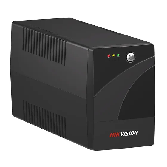 [061816] [DS-UPS1000-R/X] Hikvision - UPS de Respaldo 1000VA / 600W 120V 6 Tomas NEMA 5-15R (4 con Respaldo + 2 sin Respaldo) Batería Integrada 12V/9Ah Transferencia ≤10 ms Protección contra Sobrecarga y Descarga Indicador LED + Alarma Sonora