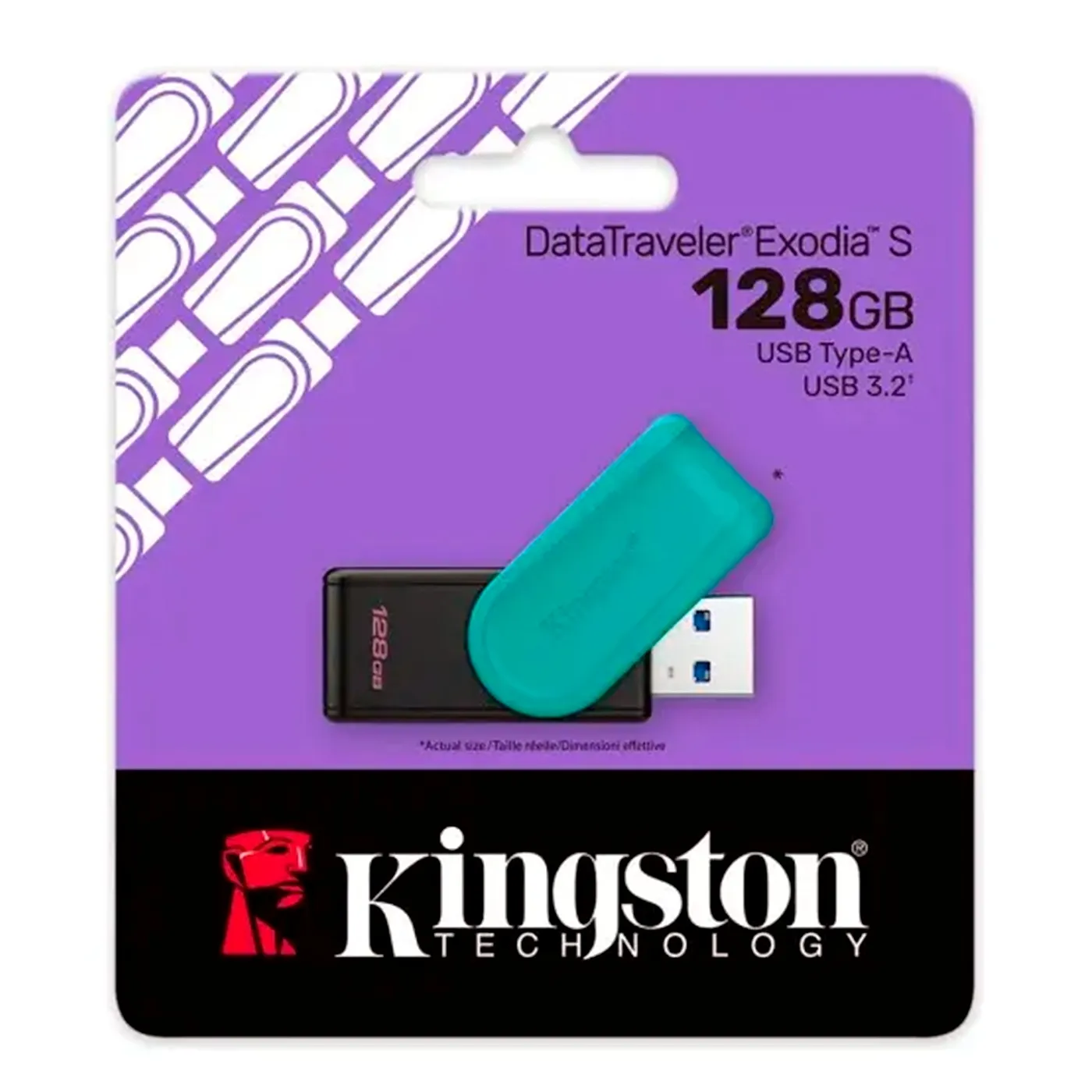 [061761] [DTXS/128GB] Kingston - Pendrive DT Exodia S 128Gb Unidad Flash USB 3.2