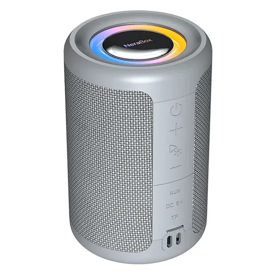 [061767] [BS154-GY] Fantech - Corneta Portátil RGB NeraBox Inalámbrica Bluetooth 5W [Gris]