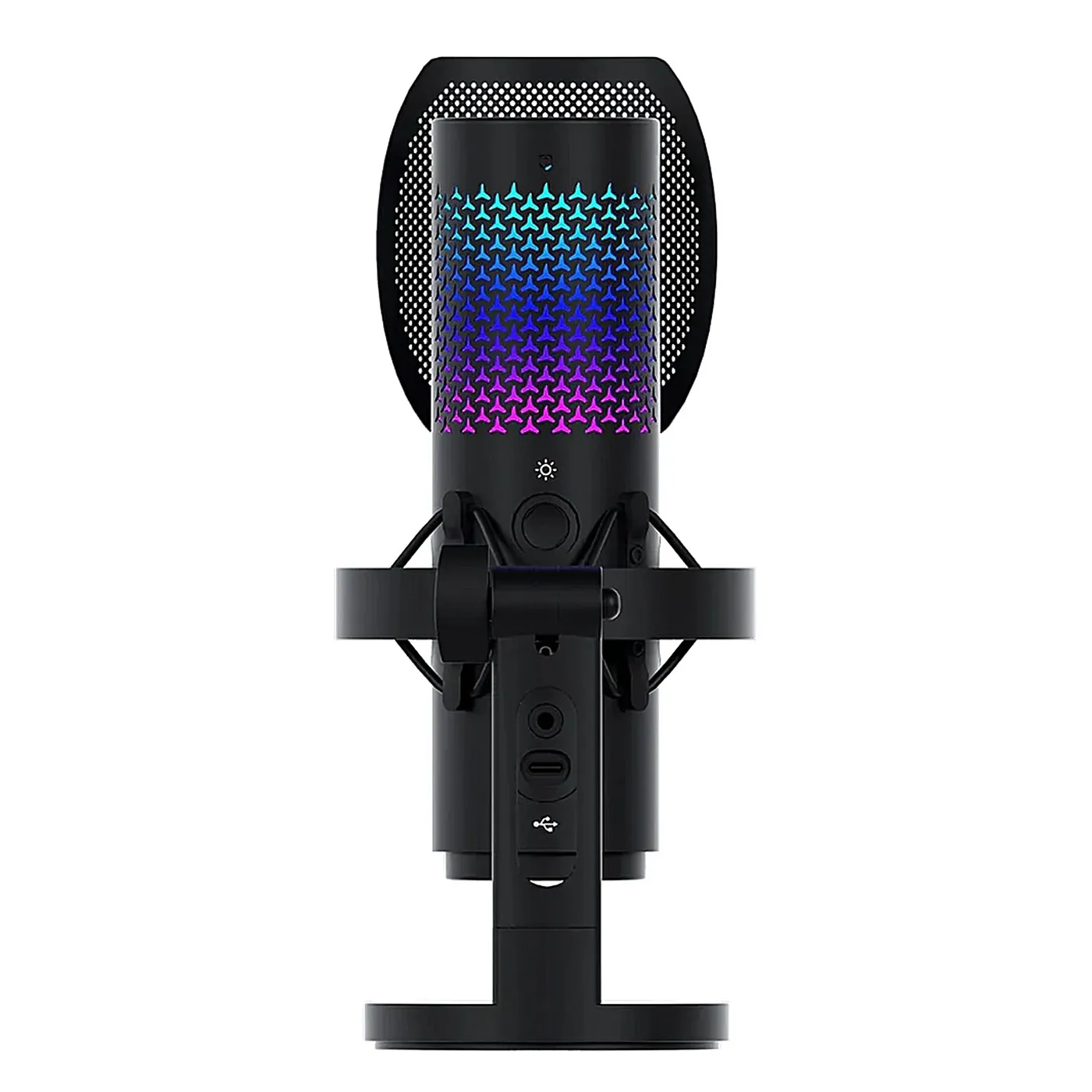 [061781] [WFM1-BK] Fantech - Micrófono Gamer RGB Resono Inalámbrico [Negro]