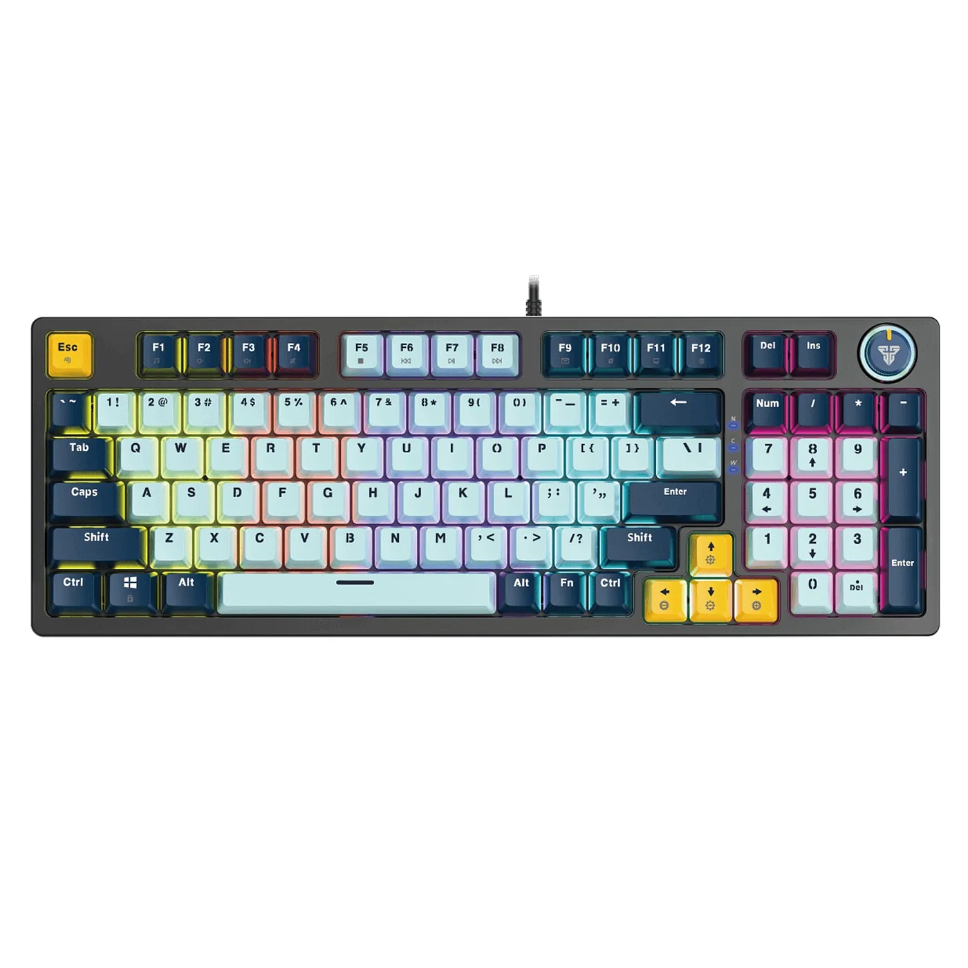[061792] [MK890V2-MIZU-NVBL(RS)] Fantech -Teclado Atom 96 alambrico SW Rosie [Azul Navy]