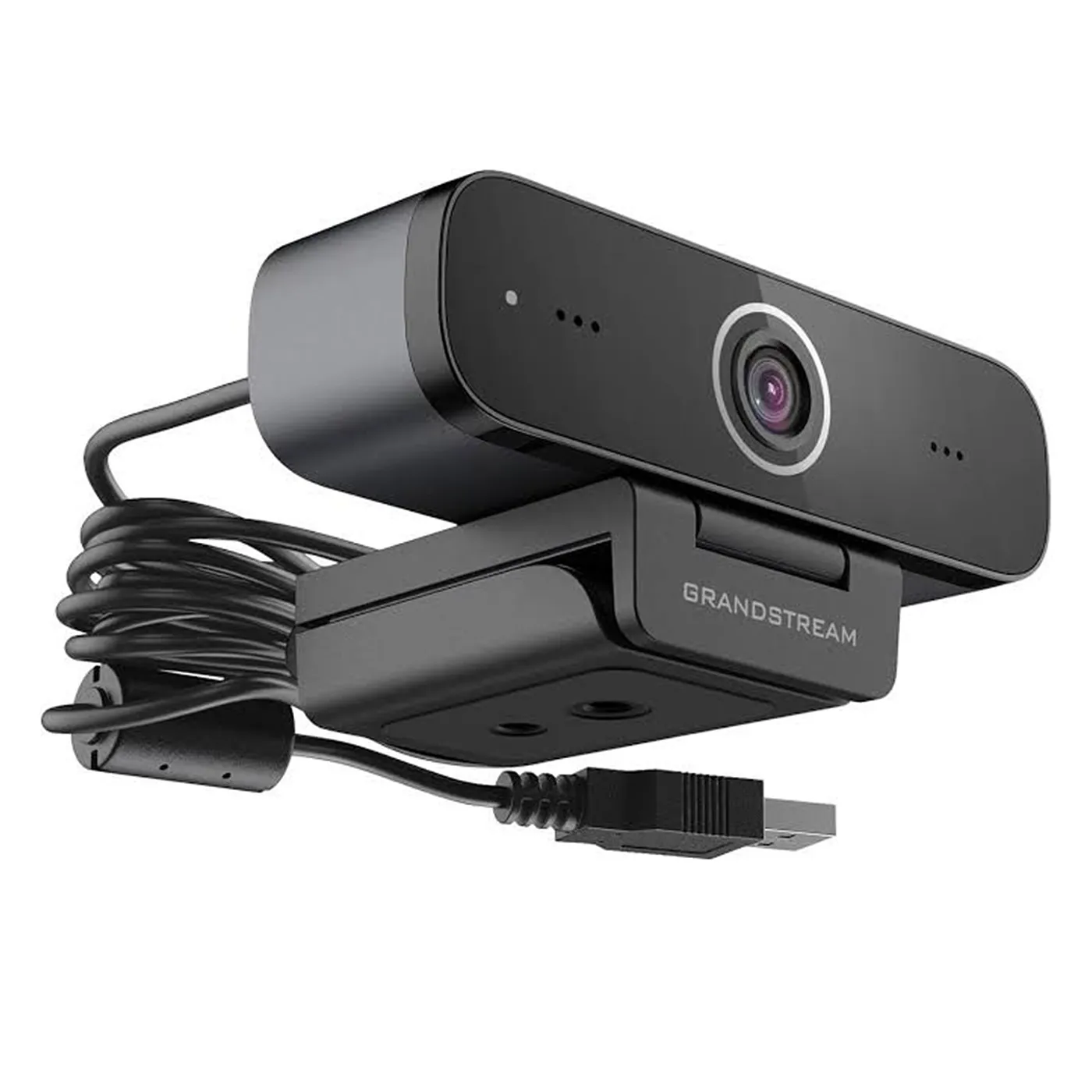 [061794] [GUV3100] Grandstream - Cámara Web USB sensor de imagen CMOS de 2 megapíxeles video Full HD 1080p a 30 fps puerto USB 2.0 plug-and-play 2 micrófonos omnidireccionales integrados rango de captación de voz de más de 1 metro