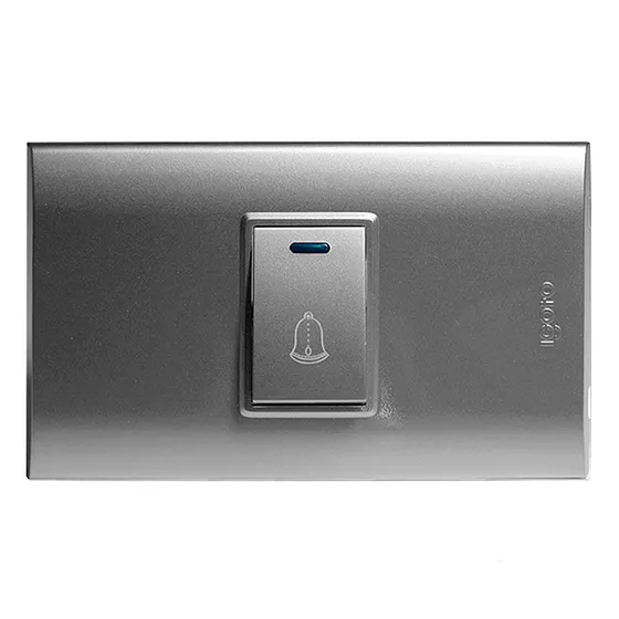 [070570] [B5401-S] Igoto - Interruptor Timbre Serie B [Plata]