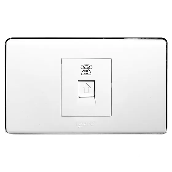 [070599] [A6072] Igoto - Toma Telefonica Serie A [Blanco]