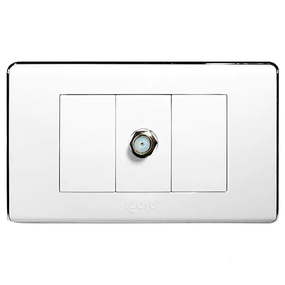 [070602] [A6071S] Igoto - Toma para TV Serie A [Blanco]