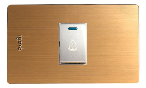 [070614] [X5401] Igoto - Interruptor Timbre Serie X Bronce