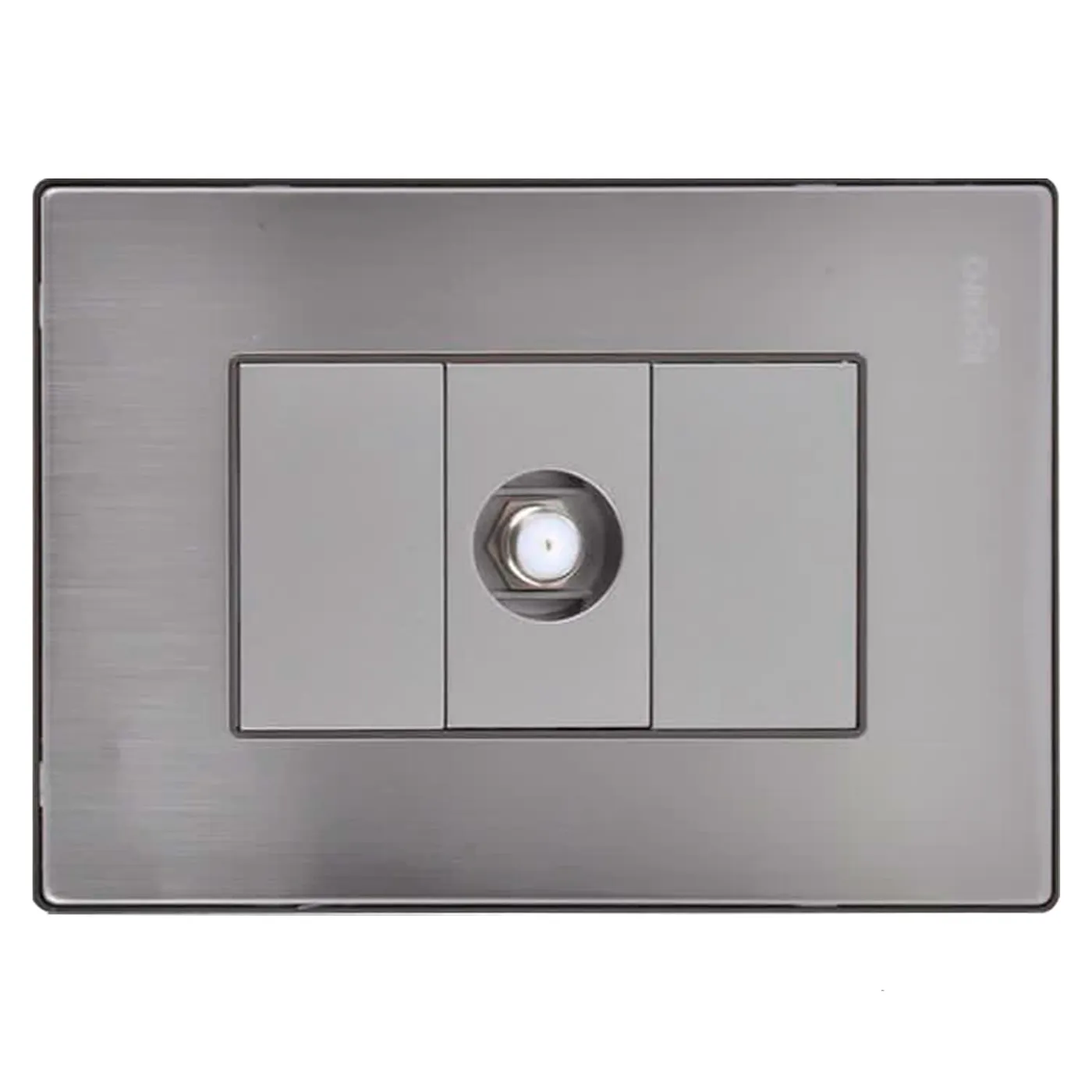 [070645] [I302] Igoto - Toma para TV Serie Inox