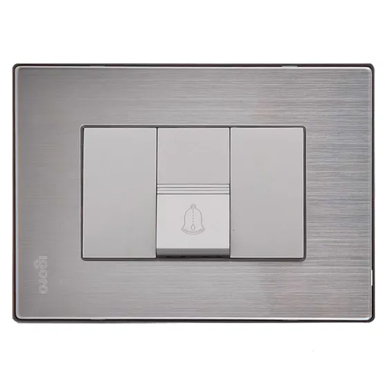 [070648] [I590] Igoto - Interruptor Timbre Serie Inox