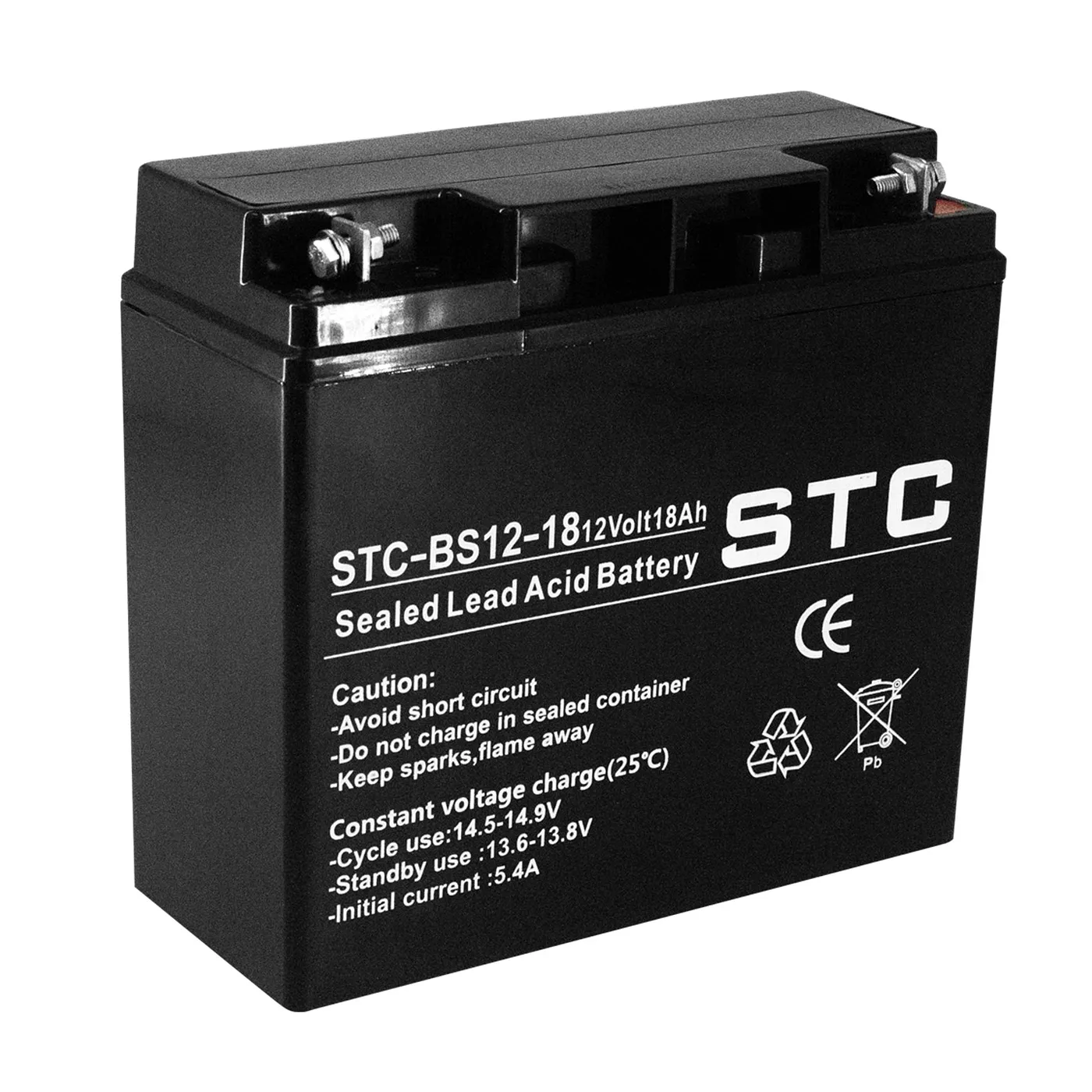 [070658] [STC-BS12-18] STC- Bateria Sellada 12V 18Ah
