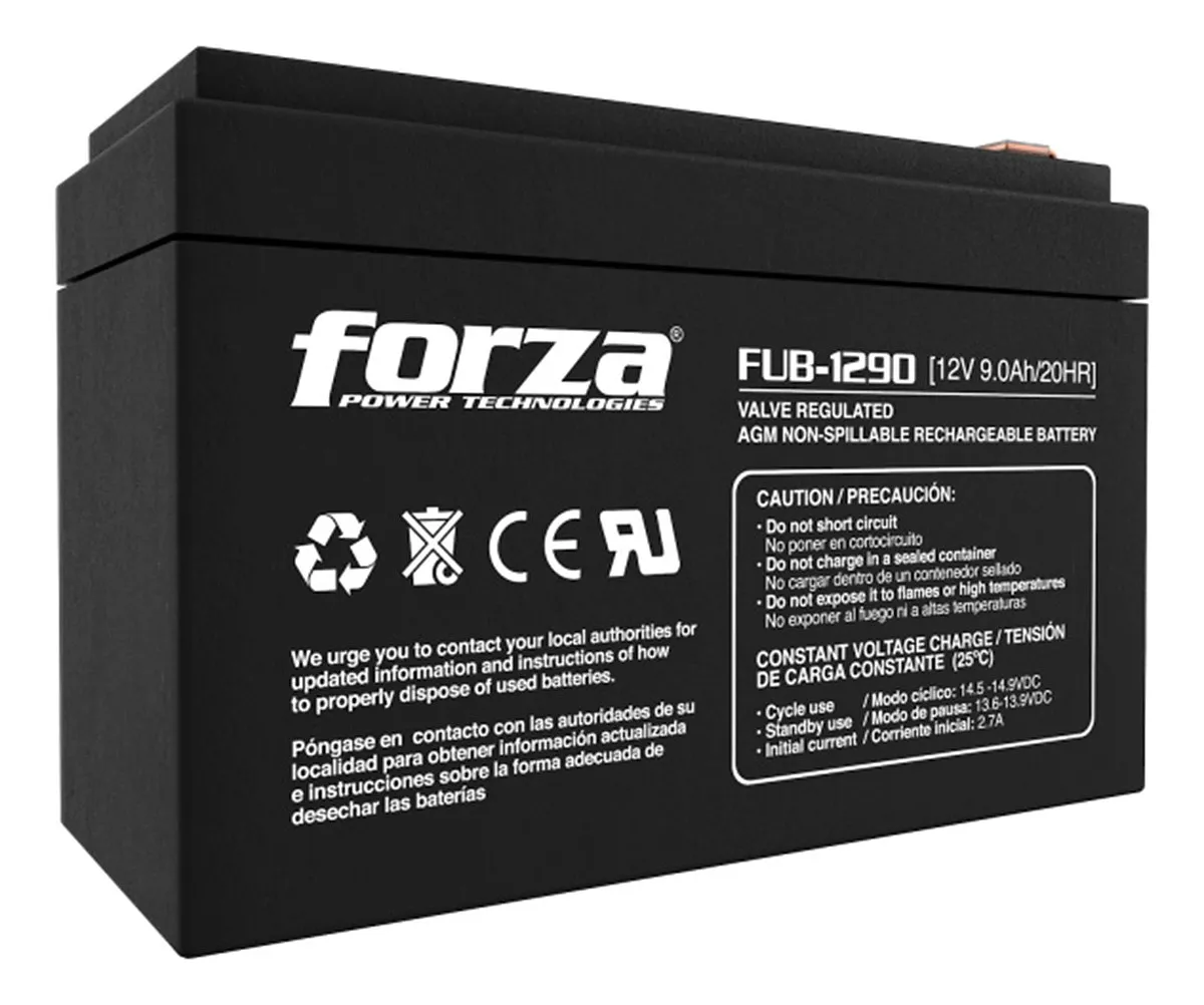 [070704] [FUB-1290] Forza - Bateria Sellada 12V 9Ah