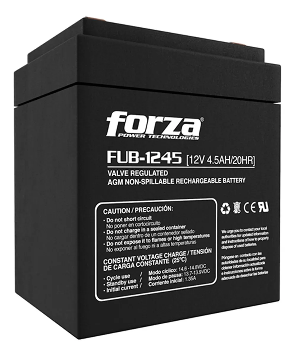 [070705] [FUB-1245] Forza - Bateria Sellada 12V 4.5Ah