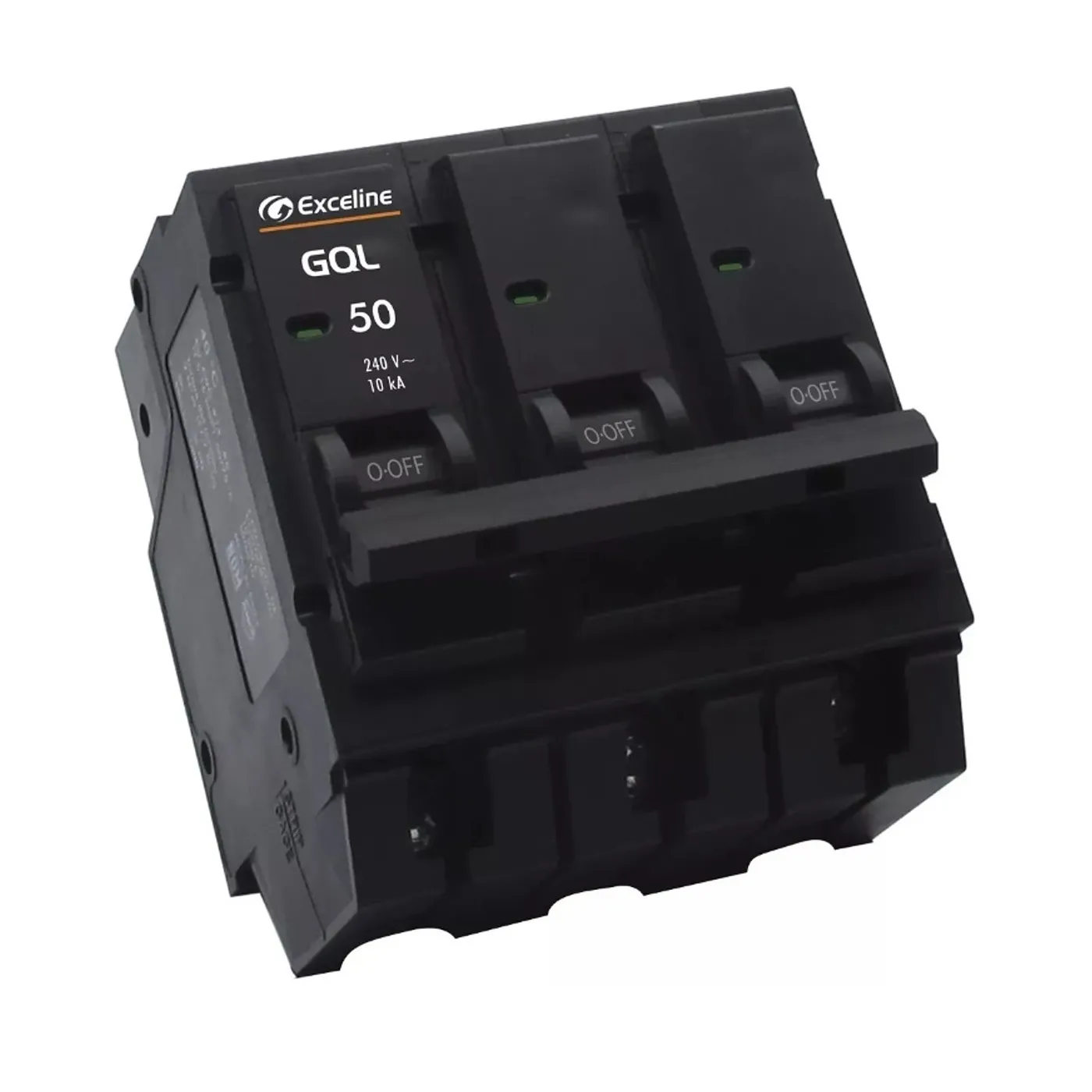 [070135] [GQL-50A-3] Exceline - Breaker Enchufable GQL TermoMagnetico 50Amp [3 polos]