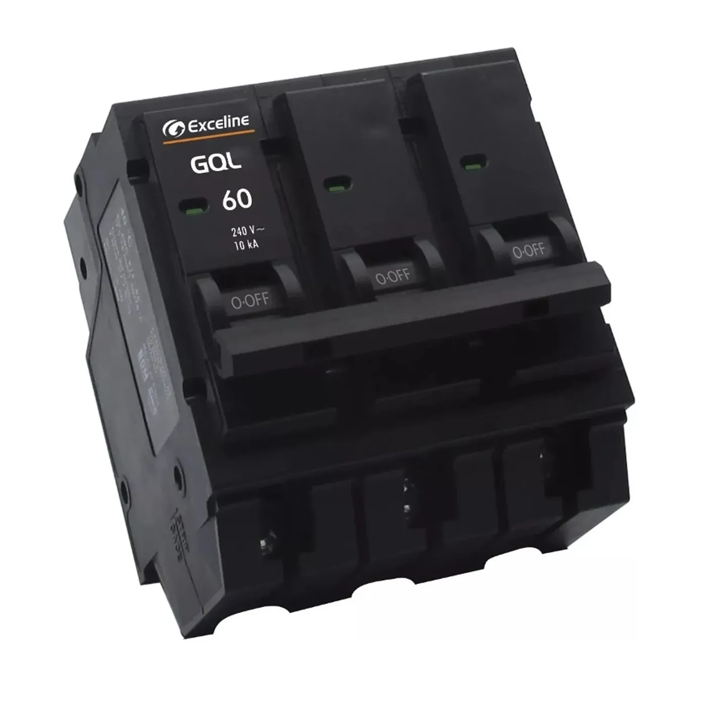 [070136] [GQL-60A-3] Exceline - Breaker Enchufable GQL TermoMagnetico 60Amp [3 polos]