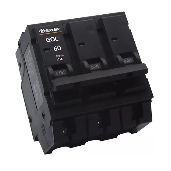 [070136] [GQL-60A-3] Exceline - Breaker Enchufable GQL TermoMagnetico 60Amp [3 polos]