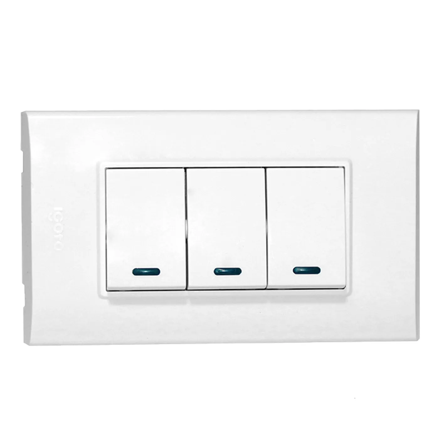 [070550] [B516-W] Igoto - Interruptor Triple Serie B [Blanco]