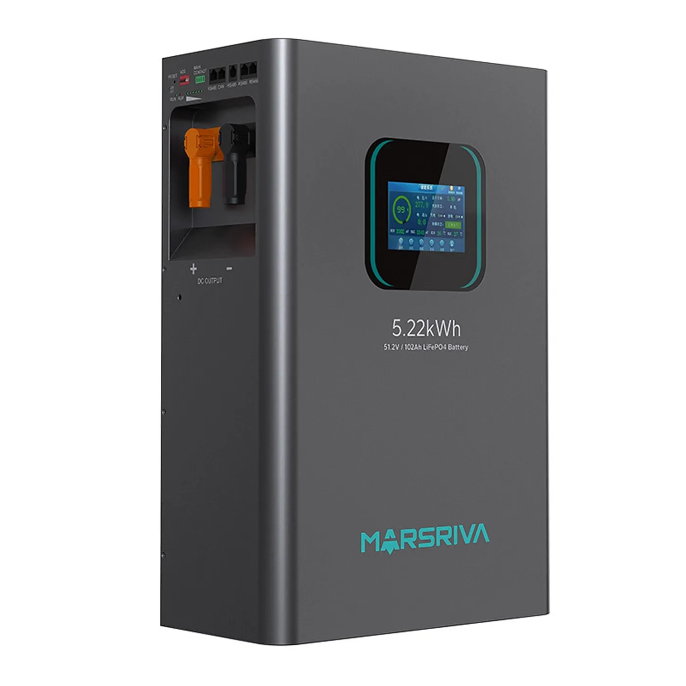[070819] [MR-LFP48-100-WMD] Marsriva - Bateria de litio LiFePO4 de [51.2V/102AH, 5.22KWH]