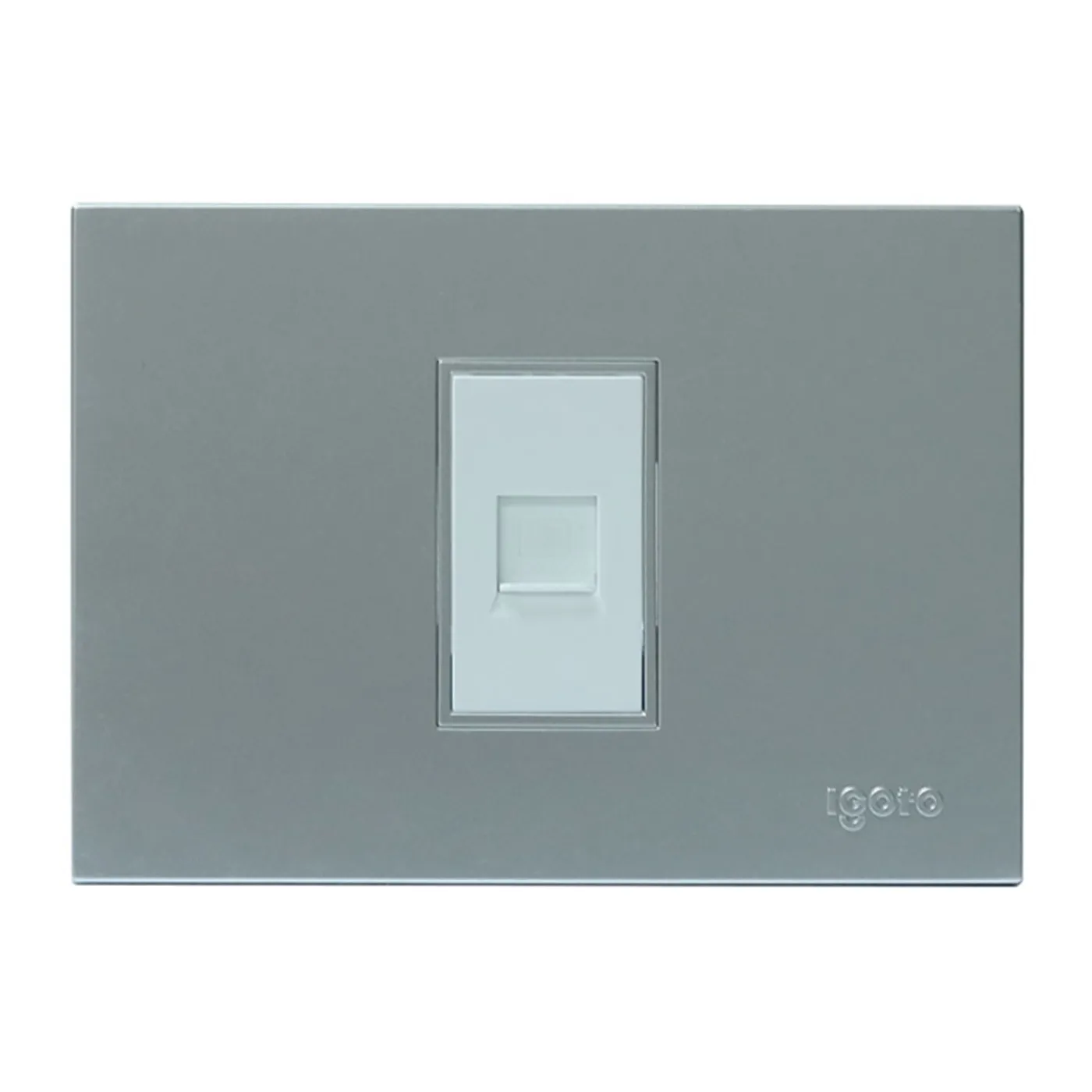 [070872] [Z408-S] Igoto - Toma de Red RJ45 Serie Z [Plata]