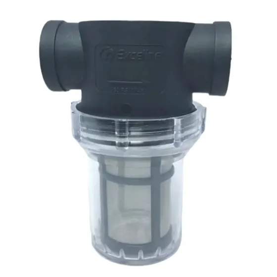 [070891] [GFA-075] - Exceline - Filtro de Agua de 3/4 Malla de Acero Inoxidable (Conexiones de entrada y salida 3/4" NPT)