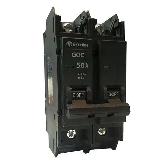 [070898] [GQC-50A-2] - Exceline - Breaker Superficial GQC TermoMagnetico 50Amp [2 polos]