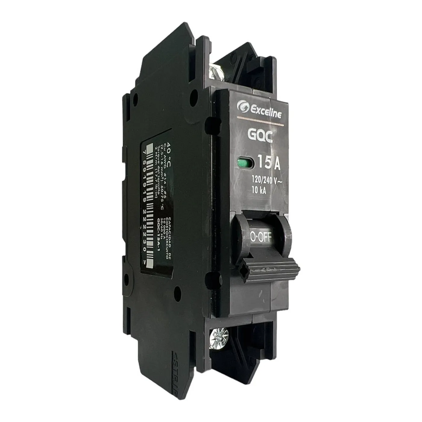 [070724] [GQC-15A-1] Exceline - Breaker Superficial GQC TermoMagnetico 15Amp [1 polo]