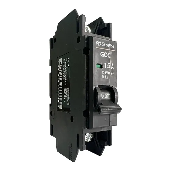[070724] [GQC-15A-1] Exceline - Breaker Superficial GQC TermoMagnetico 15Amp [1 polo]