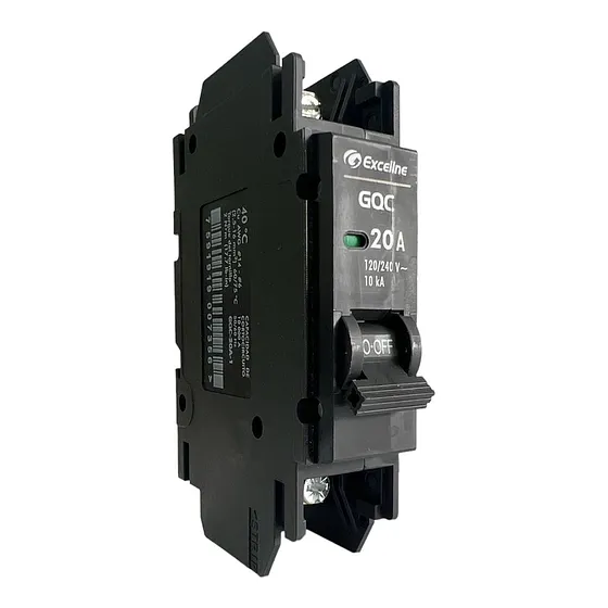 [070725] [GQC-20A-1] Exceline - Breaker Superficial GQC TermoMagnetico 20Amp [1 polo]