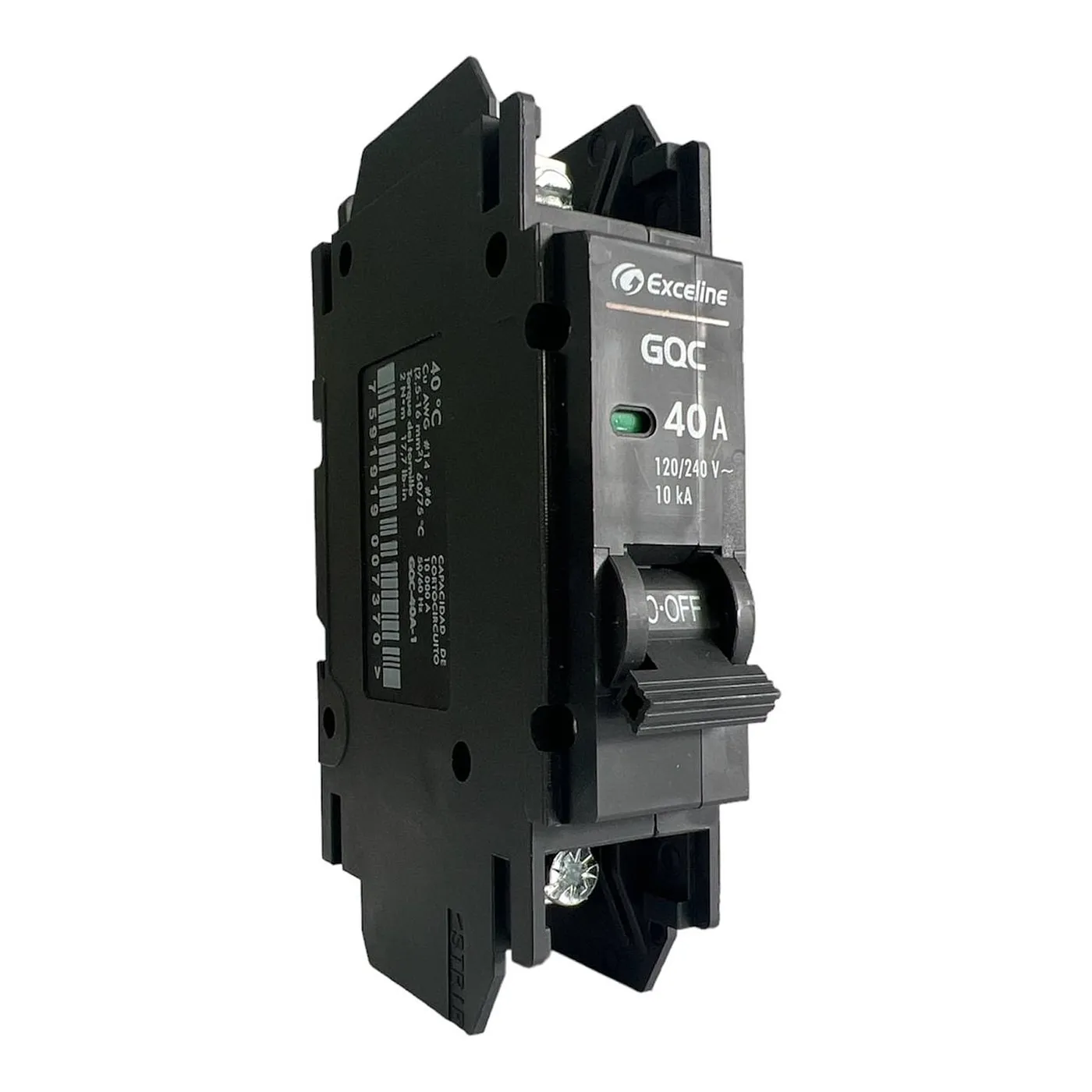[070727] [GQC-40A-1] Exceline - Breaker Superficial GQC TermoMagnetico 40Amp [1 polo]