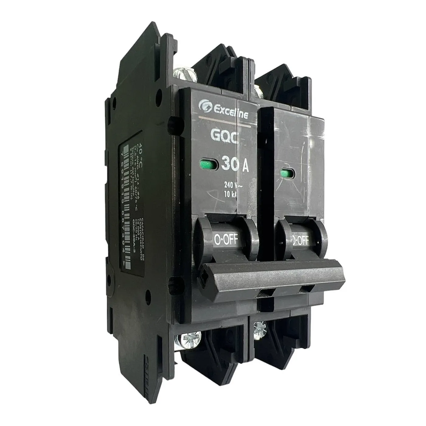 [070729] [GQC-30A-2] Exceline - Breaker Superficial GQC TermoMagnetico 30Amp [2 polos]