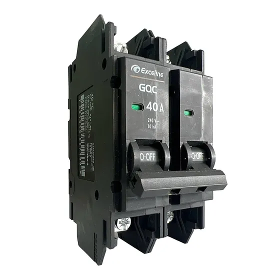 [070730] [GQC-40A-2] Exceline - Breaker Superficial GQC TermoMagnetico 40Amp [2 polos]