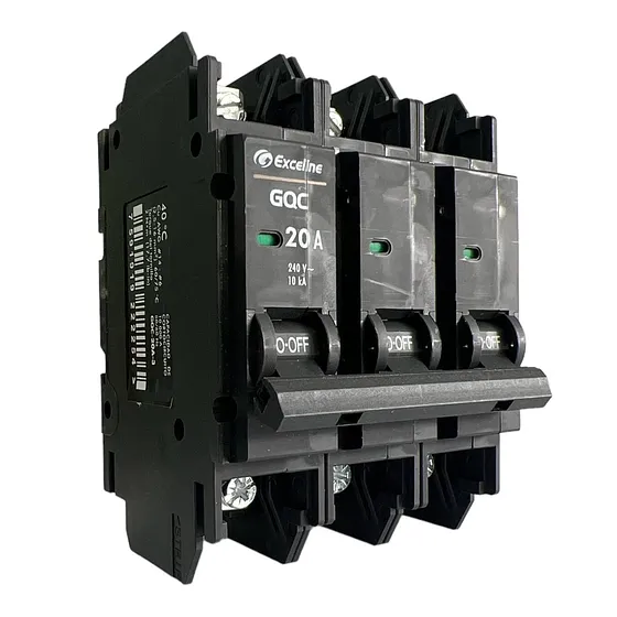 [070731] [GQC-20A-3] Exceline - Breaker Superficial GQC TermoMagnetico 20Amp [3 polos]