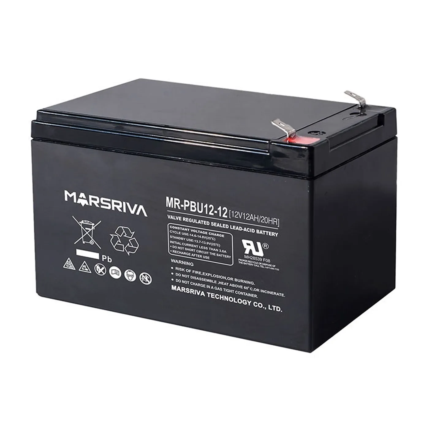 [070783] [MR-PBU12-12] Marsriva - Bateria Sellada 12V 12Ah