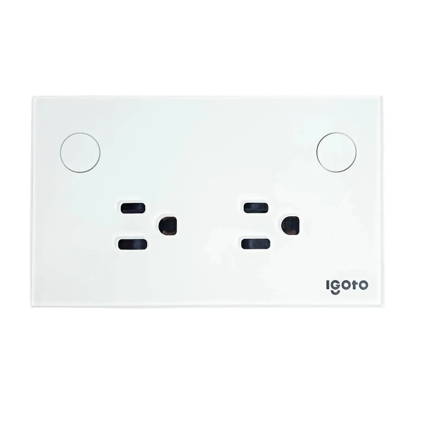 [070788] [ITWF-105/2] Igoto - Tomacorriente WIFI Doble [Blanco]