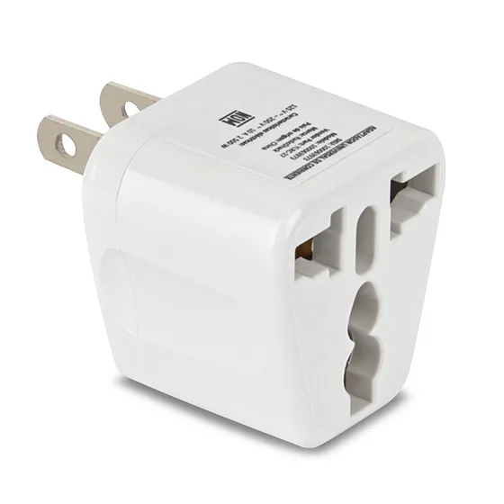 [080114] [ADA034-1] Adaptador Europeo a Americano 3 Pin [Unidad]