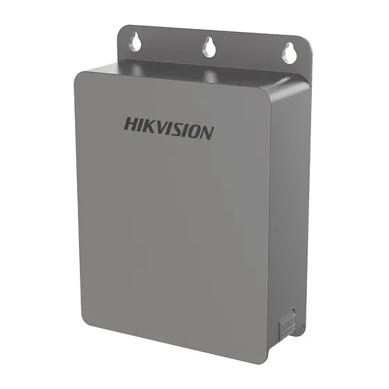 [080123] [DS-2PA1201-WRD] Hikvision - Fuente de Poder Regulada 12V/ 1 Amp / Uso para Exterior / Conector Block
