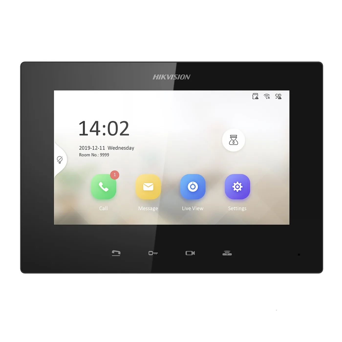 [090074] [DS-KIS605-P] Hikvision - Kit de Videoportero IP con Pantalla LCD a Color de 7"