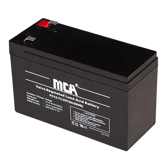 [070925] [B7AMCA] MCA - Bateria Plomo-Ácido Sellada 12V 7Ah