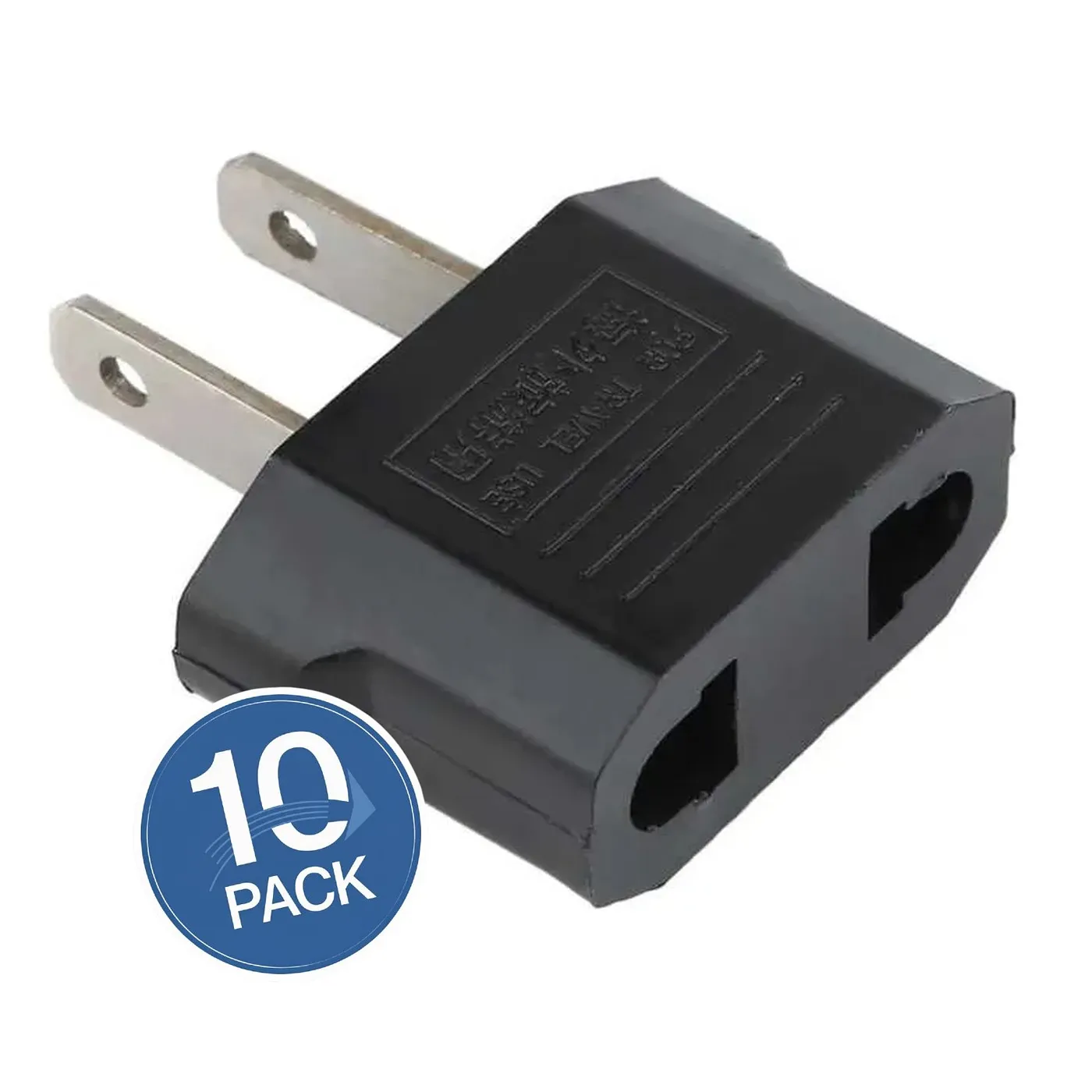 [080053] [ADA033-10] Adaptador Europeo a Americano [10 Unidades]