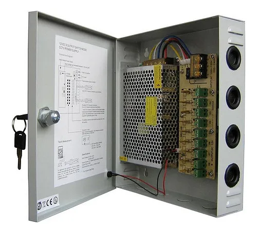 [080068] [STC-FC10A9CH] STC- Fuente Centralizada 9 Canales 12V 10Amp