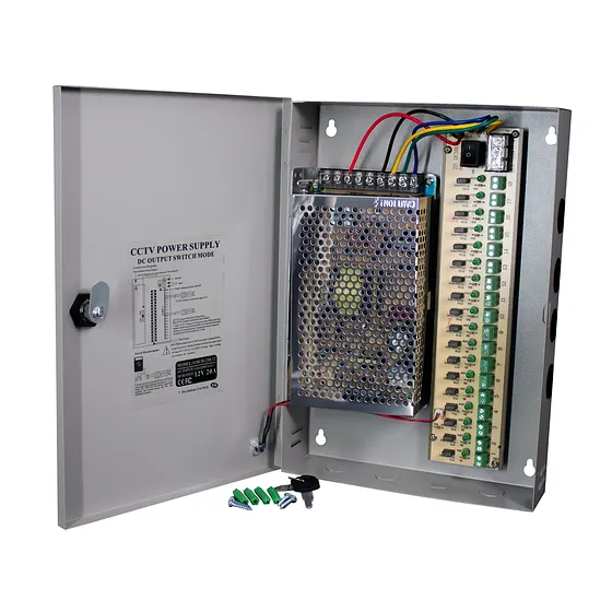 [080069] [STC-FC20A18CH] STC - Fuente Centralizada 18 Canales 12V 20Amp