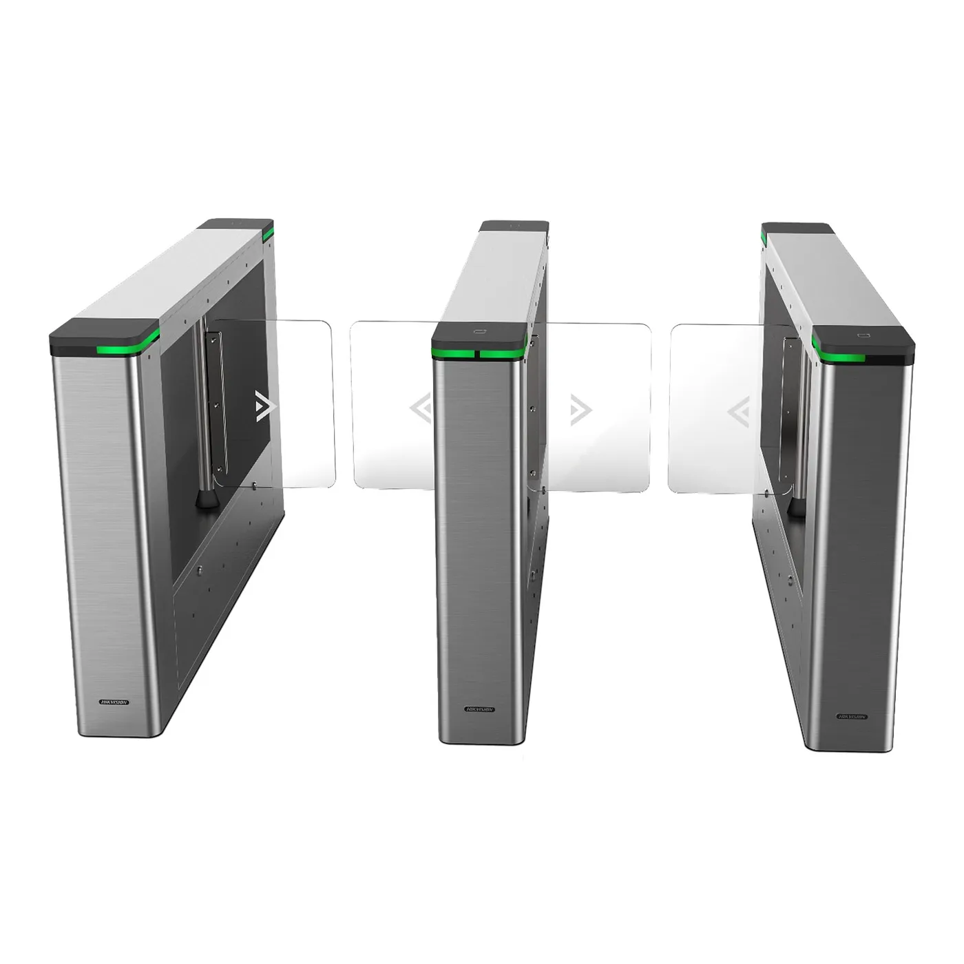[090140] [DS-K3B530X-M/MPg-Dp90] Hikvision - Torniquete Posición Central Tipo Swing para Carril de 90 cms Incluye Lector de Tarjeta MIFARE TCP/IP