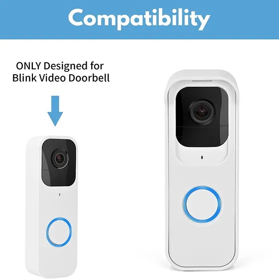 [090151] [SOP-AD-WHITE] Blink - Soporte Adhesivo para Puerta Compatible con Video Portero Blink [Blanco]