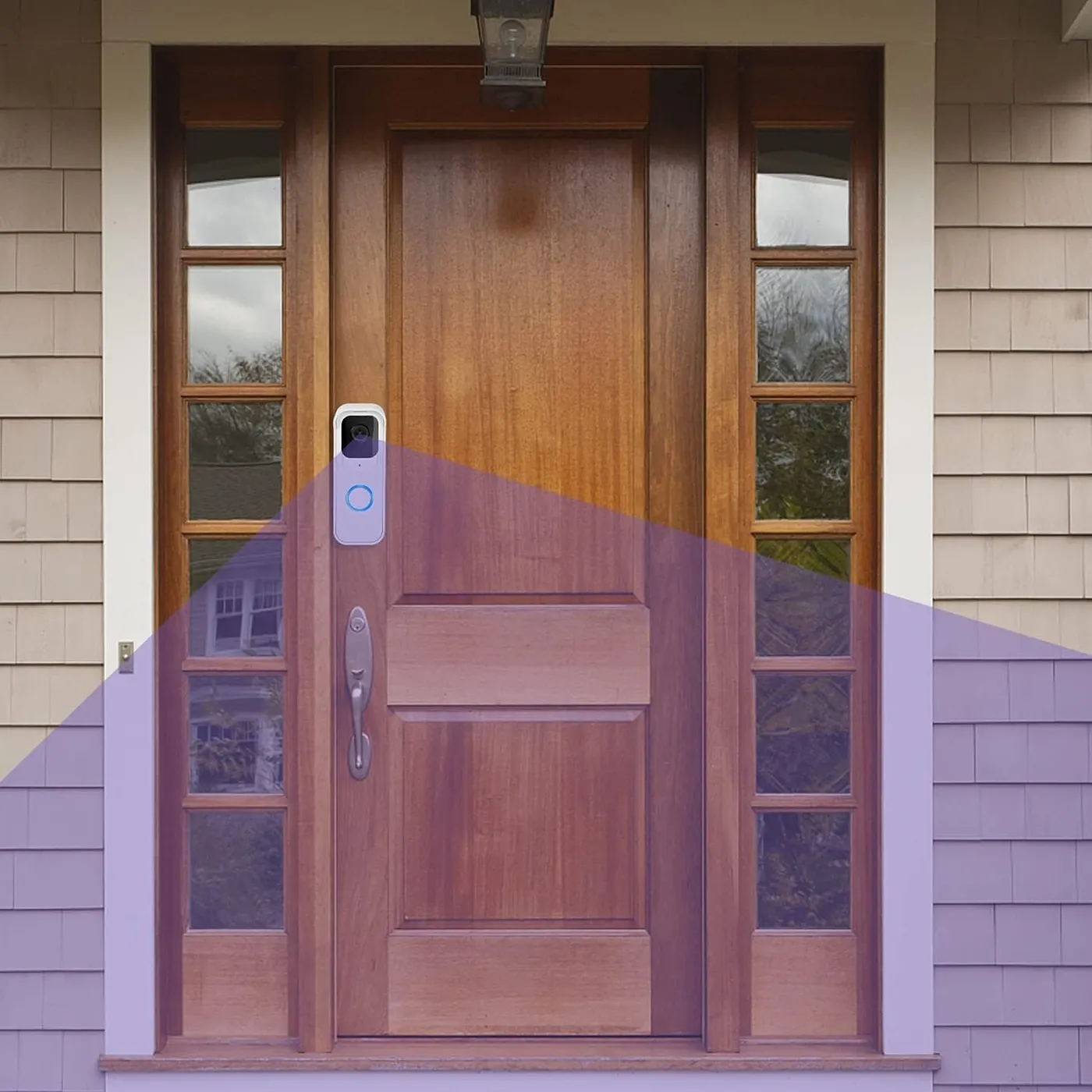 [090151] [SOP-AD-WHITE] Blink - Soporte Adhesivo para Puerta Compatible con Video Portero Blink [Blanco]