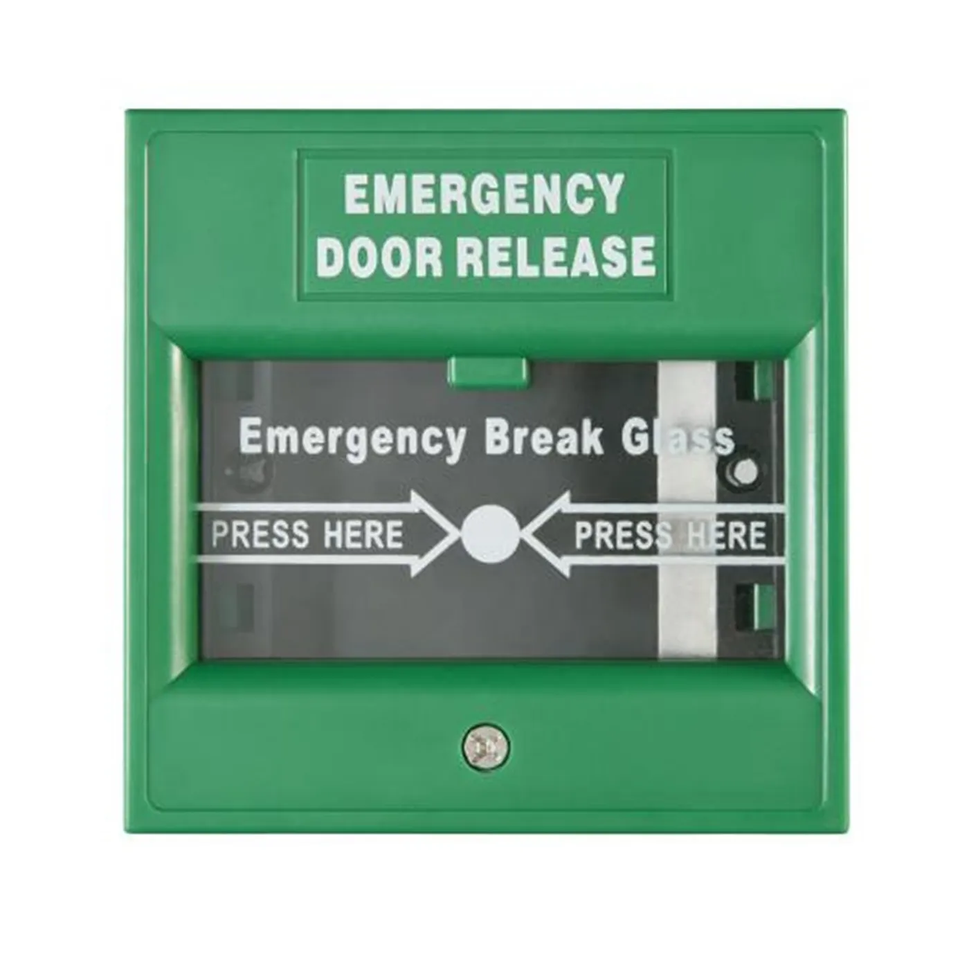 [090156] [DS-K7PEB/Green] Hikvision - Botón de Salida de EmeRGEncia Color Verde Interior NO/NC