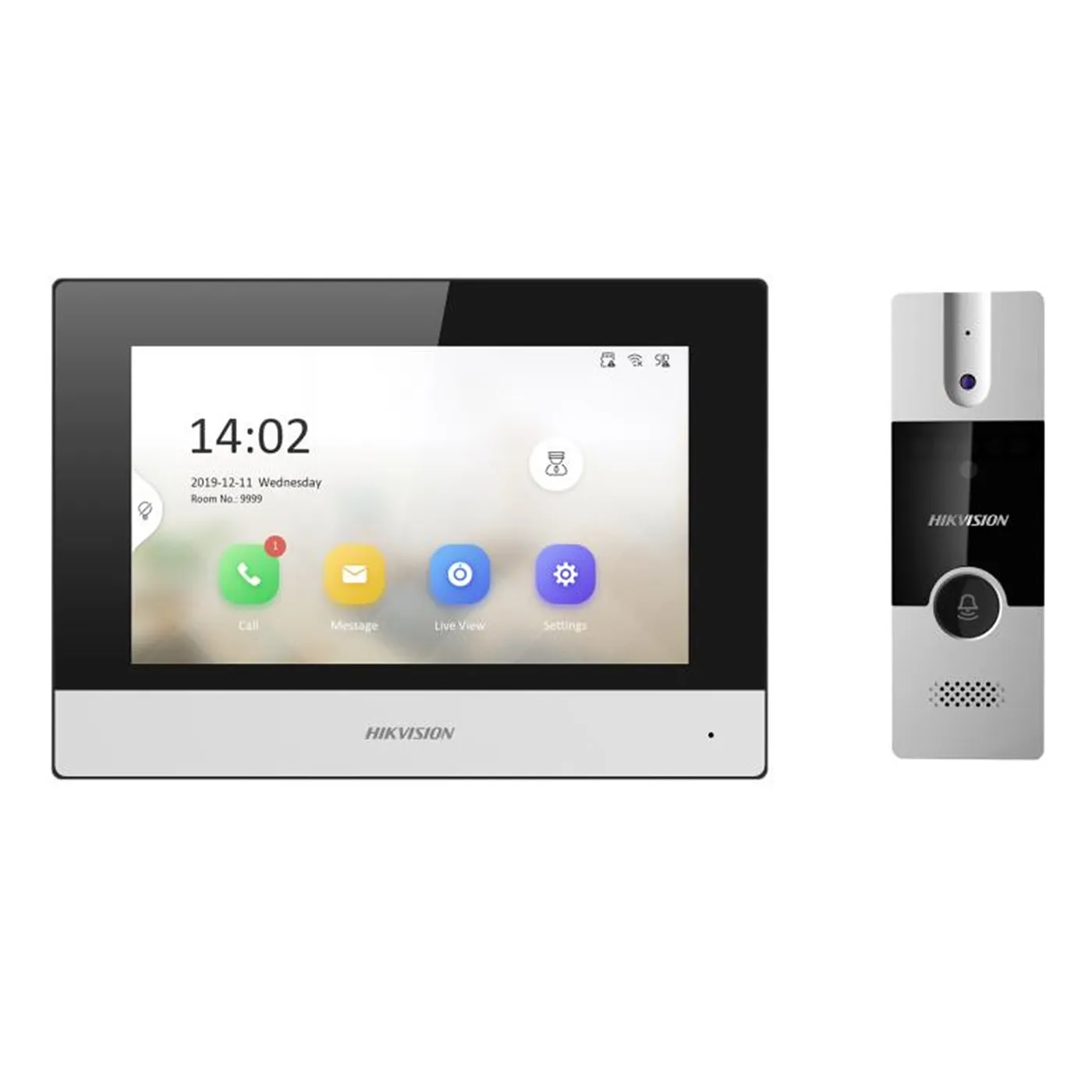 [090164] [DS-KIS302-P] Hikvision - Kit de Videoportero Analógico IP a 4 Hilos