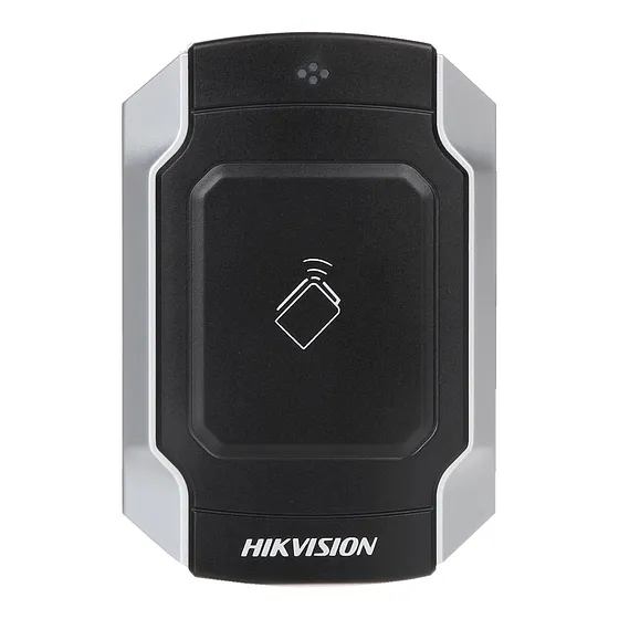 [090184] [DS-K1104M] Hikvision - Lector de Tarjetas MIFARE Wiegand W26 - W34 y RS-485 IP65 IK10 Estetico y Facil de Utilizar Indicador LED